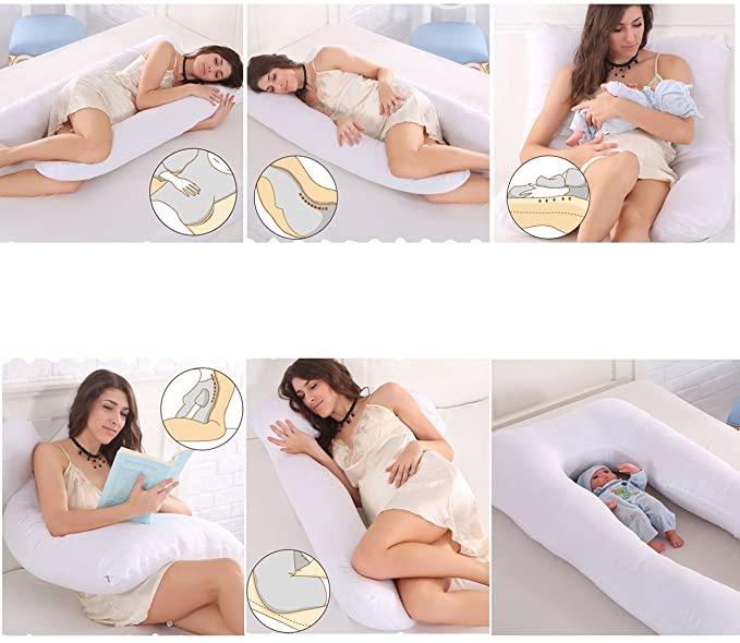Almohadas de lactancia, difernetes posiciones