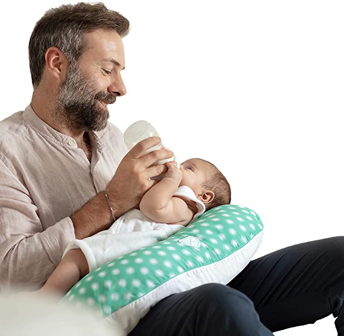 Almohadas de lactancia, también para papás.